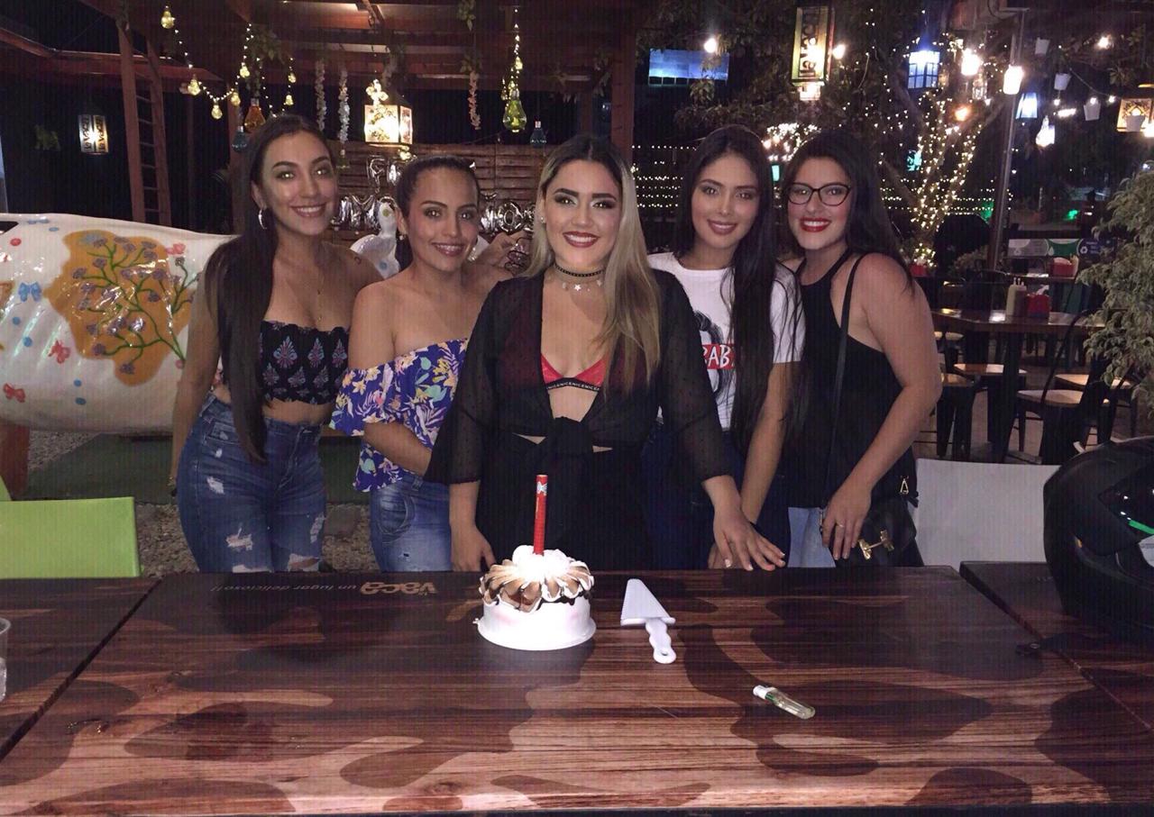 Juliana sierra, Tatiana Gutiérrez, Camila Polanco, Dayany Trujillo y María Medina.